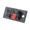 2-wire Loudspeaker Clamp Wire Terminal - Quick Connector