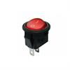 Przełącznik kołyskowy mini okrągły SMRS-101-2 czerwony