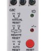 Przekaźnik monitorujący Termistorowe zabezpieczenie termiczne silnika GIC styki DPDT 1 -fazowy