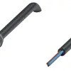 Sensor actuator cable, M8 cable socket, straight, A to open end, 3 pole, 2 m, PVC, black, 3 A, 240801-0006