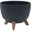 Siena Garden OSLO STRIPE LA957-82 Planter polipropylen antracytowy
