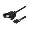 StarTech.com USBPNLAFHD3 StarTech.com 3 ft Panel Mount USB Cable - USB A
