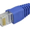 Gumowa osłonka wtyku RJ45 niebieska WORECZEK 100szt.