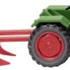Wiking 039802 H0 Model pojazdu rolniczego Normag Factor I z pługiem - liść zielony