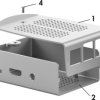 Die-cast aluminum shell housing, (L x W x H) 86 x 59 x 33.5 mm, black, 10132683