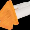 1.69.507.145/1402 Indicator, 28 V, bulb, 10 mm, arrow-shaped, yellow