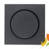 BERKER B.KWADRAT Płytka czołowa z pokrętłem do ściemniacza obrotowego antracyt mat 11371606 HAGER
