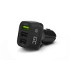 Ładowarka USBx3 sam. QC3.0 GREEN CELL quick charge 4,8A