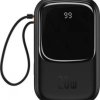 Powerbank Baseus Qpow Digital Display PPQD060201 20000mAh 20W PD QC USB-A USB-C + KABEL Lightning