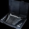 503.4868 Articulated ratchet combination wrench set, 18 pieces