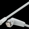 Sensor actuator cable, M8 cable plug, straight, A to M12 cable socket, angled, A, 3 pole/5 pole, 0.3 m, mPPE, gray, 3 A, EVF265