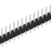 Pin header, 15 pole, pitch 2.54 mm, straight, black, 10048059