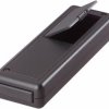 Obudowa ręczna, Strapubox 6094, gniazdo baterii 9 V, ABS, 135 x 44 x 24 mm, czarna