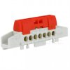 Listwa zaciskowa LZ 7-torowa czerwona 80A na szynę DIN TH35 (7x 16mm2) PAWBOL