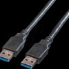02.11.70 USB 3.0 cable, USB type-A connector to USB type-A connector, 1.8