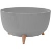 Siena Garden OSLO STRIPE LA967-27 Planter polipropylen szary