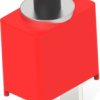 Pushbutton, 1 pole, black, unlit , 3 A/120 V, IP67, 2267072-4