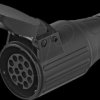 Trailer coupling socket, 13-pin, 12V