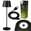 Lampa Ogrodowa Led Stojąca Ozdobna Stołowa Nocna Usb Ściemnialna Dotykowa...
