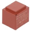 Transformator zalewany, Moc: 2,8VA, Upierw: 230VAC, Iwyj: 187mA, Uwyj: 15V, na PCB BV302S15028