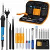 Duży zestaw lutowniczy z regulacją temperatury