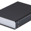 Obudowa urządzeń elektronicznych METCASE Unicase Aluminium, Czarny wysokość zew: 50 mm 250 mm 185 mm IP40