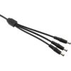Splitter DC ESPE 1x3 gniazdo DC 2,1/5,5 / 3 x wtyk prosty DC 2,1/5,5