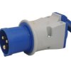 Adapter redukcja IP44 wt.16A/250V 2P+Z + gn. 16A/250V 2P+Z 604 TAREL