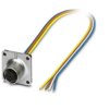 Przewód czujnik-siłownik ze złączem Złącze M12 liczba rdzeni 4 długość 500mm Rodzaj A Żeńskie