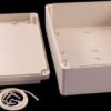 ABS enclosure, (L x W x H) 250 x 200 x 95 mm, light gray (RAL 7035), IP65, RS5705