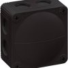 Skrzynka przyłączeniowa Wiska Combi 308/leer/S, IP66, (D x S x W) 85 x 85 x 51 mm, czarny, 1 szt.
