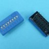 DIP SWITCH 8-PIN BLUE 8x3-POZ.