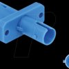 87934 FO coupling ST / ST Simplex, blue