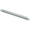 Telegärtner 100007017 Network patch panel 24 ports CAT 6A 1U grey-white