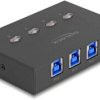Przełącznik USB 3.2 Gen 1 (USB 3.0) Delock 11509 czarny