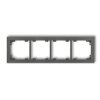 Deco Ramka Poczwórna Grafitowy 11Dr-4