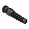 M12 Black Spiral Cable Gland IP68