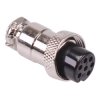 7 Way Female M16 Metal Circular Connector Plug 4A