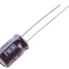 Kondensator 47μF 63V dc Radialny, Otwór przelotowy Nichicon roztaw: 3.5mm 8 (Dia.) x 11.5mm