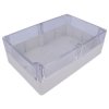 CamdenBoss 7200-232C Polycarbonate Case Clear Lid 222 x 146 x 75mm 7200 Series