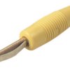 VON 30 GE Wtyk izolowany 4mm spręż., przyłącze lutowane, 30A, żółty, Hirschmann, 930047103, VON30GE