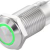 TRU COMPONENTS TC-7494676 Przycisk TC-GQ12-CH-10ZE/J/G/12V/S, 12 mm, 36 V/DC, 1 A, 1 szt.