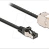 87030 Keystone module RJ45 female > male with cable, 5 m