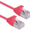 kabel LAN Roline 21.15.3313, 1 szt., RJ45, CAT 6a, U/UTP, 1.00 m, czerwony (czysty)