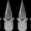 204608 Spikes/absorbers, four-pack, chrome