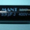3,9uF/400V AUDIO KOND.MKP MANT