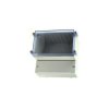 OBUDOWA DC007CBUNO 256x217x132,5mm DWUKOMOROWA IP65 jasnoszary pokrywa CLEAR Gainta