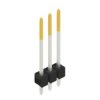 Pin header, 3 pole, pitch 2.54 mm, straight, black, SL 11 214 3 S
