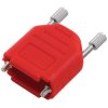 Encitech 6353-0143-01 D-Sub Housing 9 Pins Polyamide 180° Red