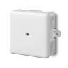 Puszka natynkowa MZ 86x86x39 5x2,5mm2 6-wylotowa pusta biała 0226-10 ELEKTRO-PLAST NASIELSK